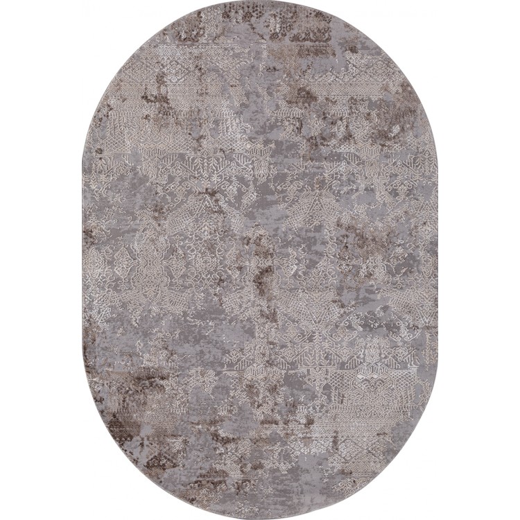 Ковер Armina 03851C GREY / BROWN Овал