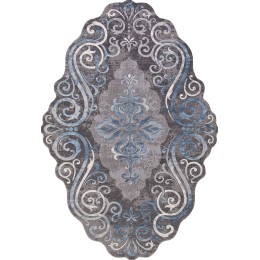 Ковер Safir 00858T BLUE / BLUE